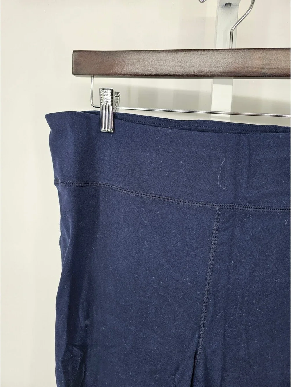 J Crew Womens Sz XXL Ankle Length Pull On Athletic Pants Dark Blue